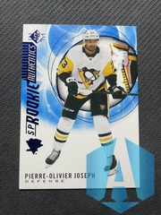 2020-21 Upper Deck SP Rookie Authentics Blue #107 Pierre-Olivier Joseph Penguins